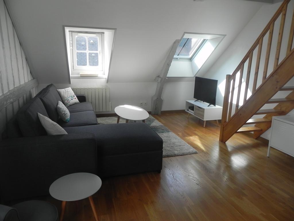 Appartement Rue Haute Honfleur Buitenkant foto